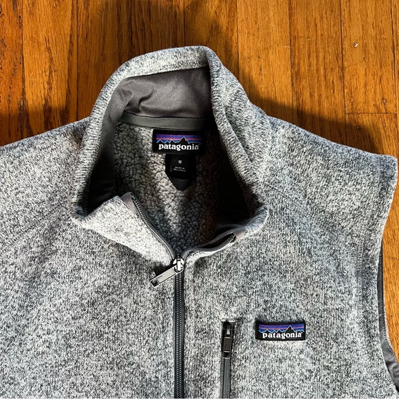 Patagonia Grey Medium Fleece Vest - Picture 2 of 3